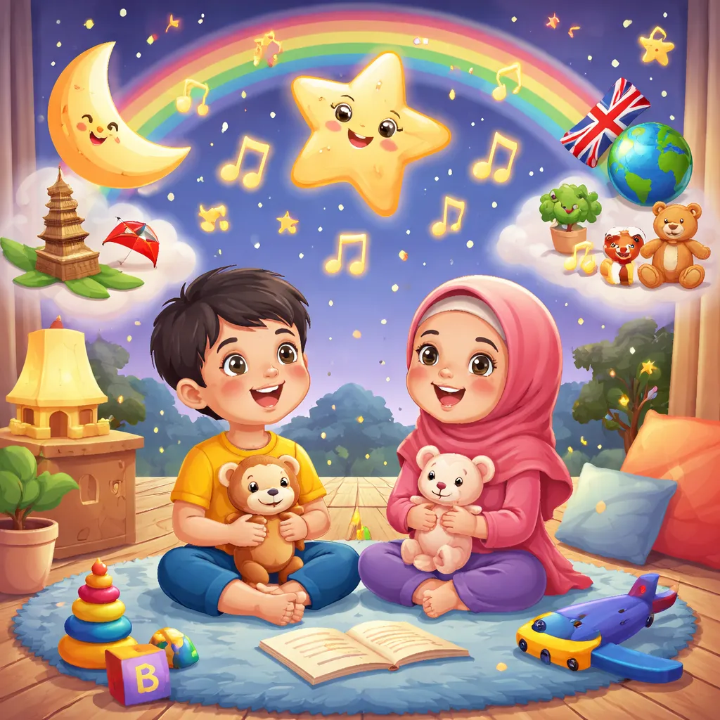 كيف يمكن لأغنية إندونيسية مثل "Twinkle, Twinkle, Little Star (Bintang Kecil)" أن تضيء تعلم طفلك للغة الإنجليزية؟