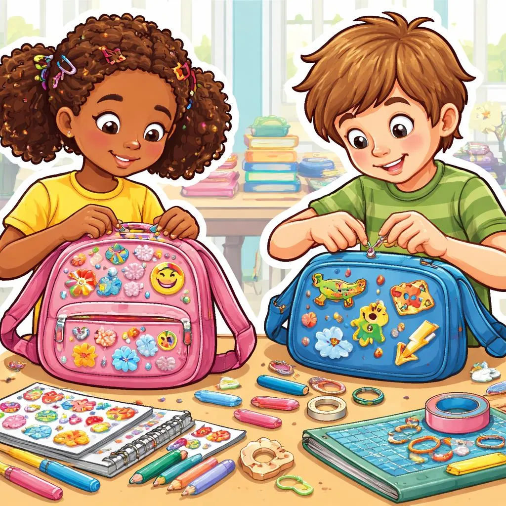 How Can Being Attaching To Differ From Being Fastening To When Kids Decorate Their School Supplies?