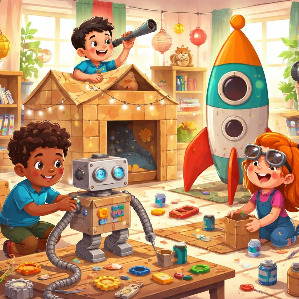 Wie sich das Machen von dem Kreieren unterscheidet, wenn Kinder coole Dinge zu Hause bauen?