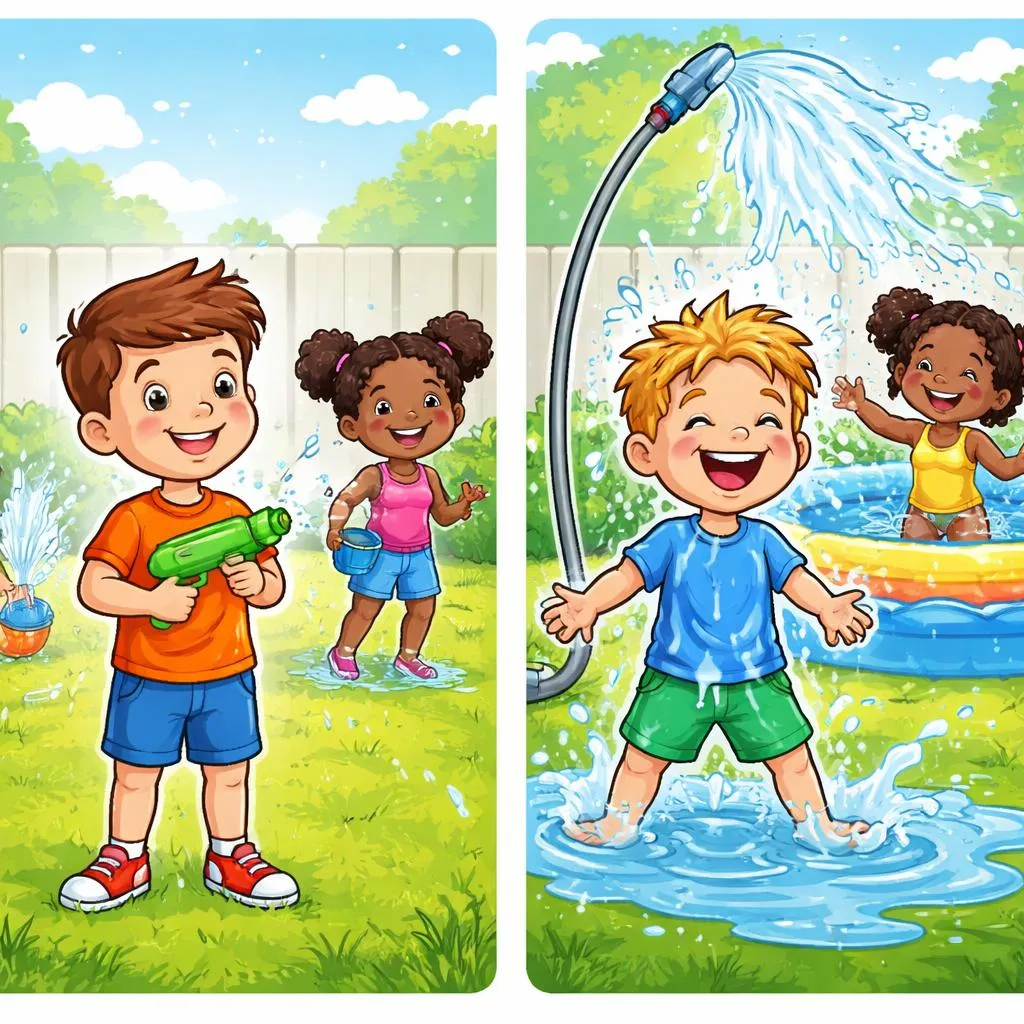 How Can Being Wetting To Differ From Being Soaking To When Kids Play In Water?