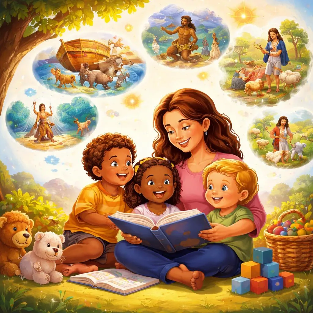 How Can Biblical Children's Stories Support Vocabulary Development and Moral Education?