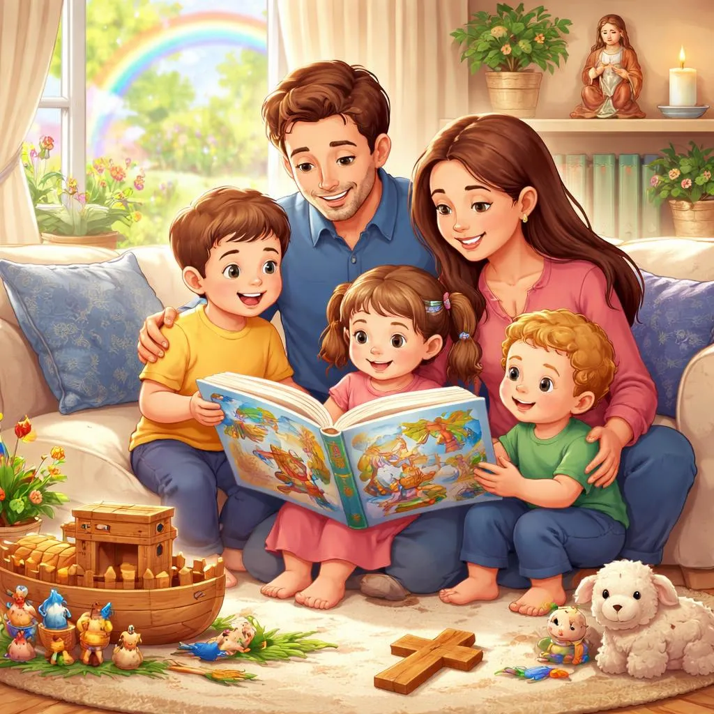 How Can Catholic Children's Bible Stories Nurture Faith and Learning at Home?