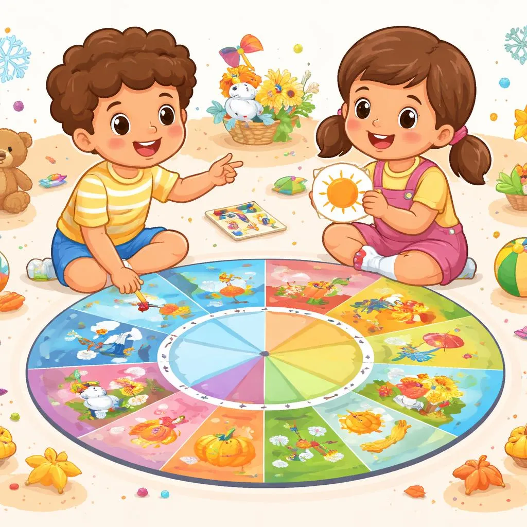 শিশুদের জন্য বছরের মাসগুলি সহজে শেখার উপায়