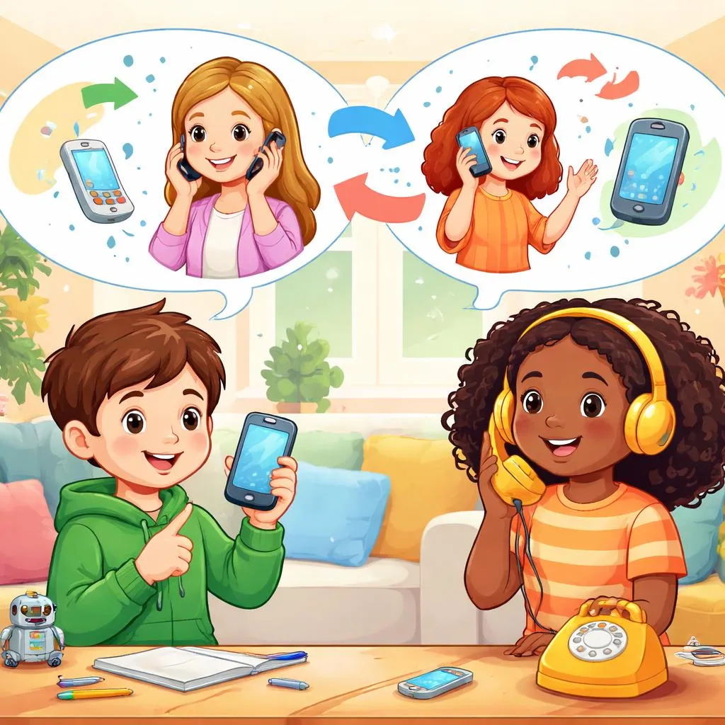 How Can Children Understand “call to, ring to” Differences in Everyday English Conversations More Naturally Today?