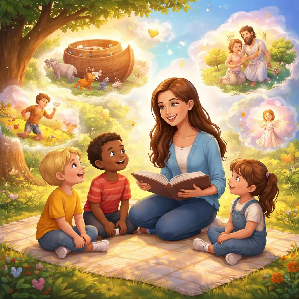 How Can Children's Christian Stories Support Language Development and Spiritual Growth?