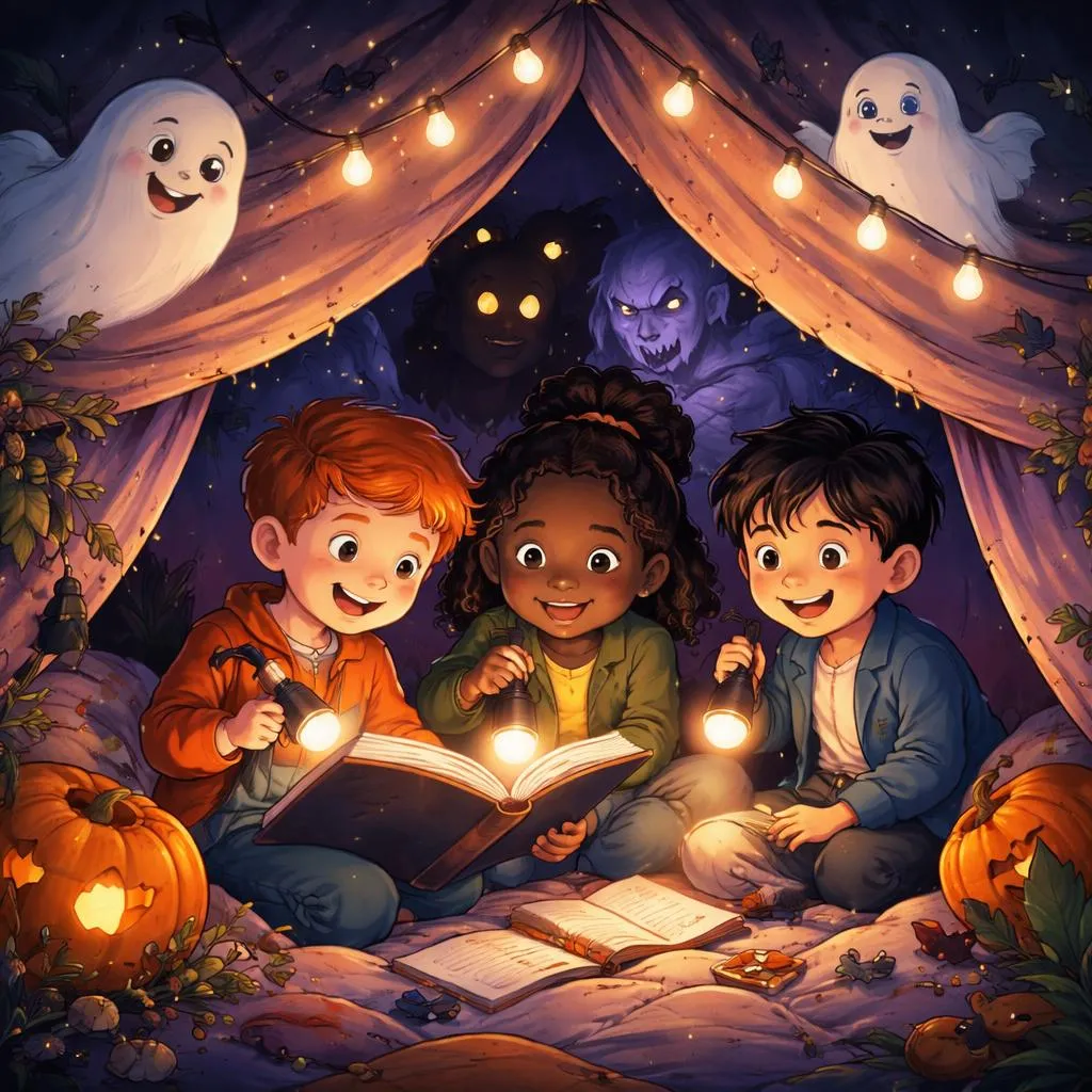 How Can Children's Spooky Stories Build Vocabulary and Manage Fear Through Narrative?