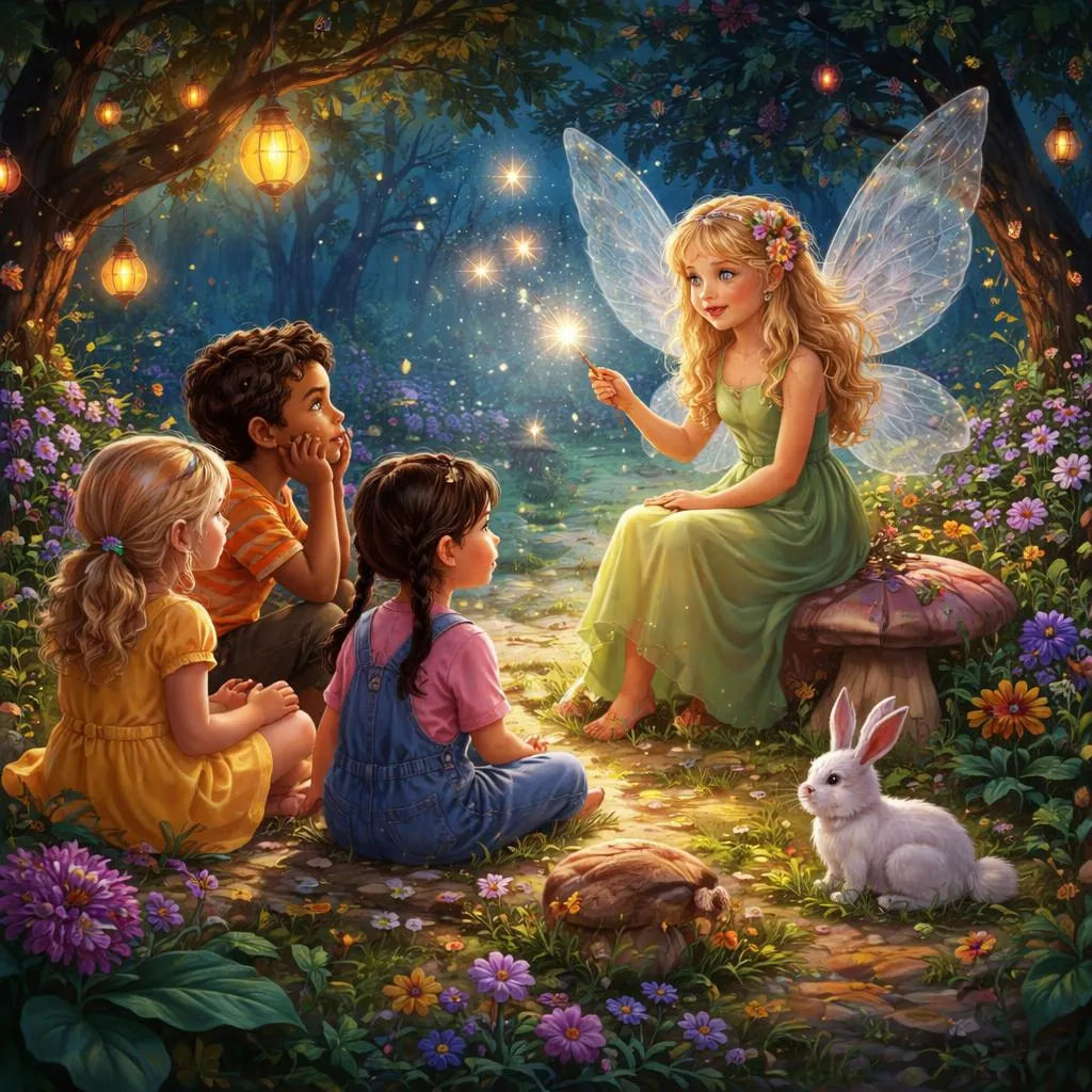 How Can Children's Stories About Fairies Teach Imaginative Vocabulary and Moral Lessons?