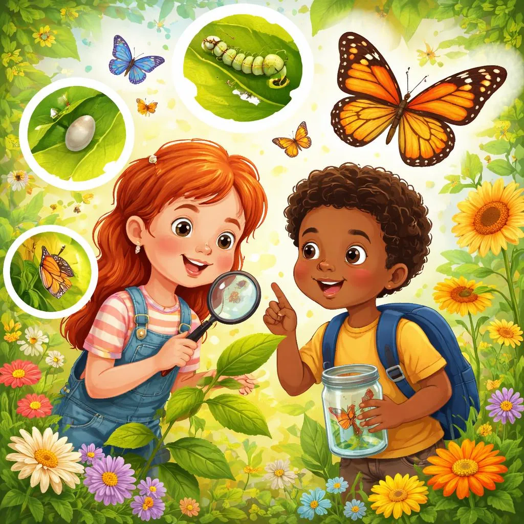 How Can Children's Story Books About Butterflies Teach Life Cycles and Descriptive Language?