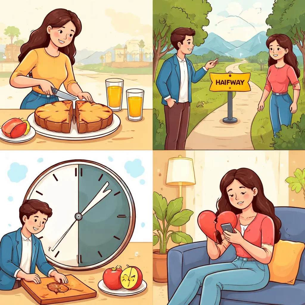 How Can I Tell Half, Halve, Halfway, and Halfhearted Apart in My Daily English Life?