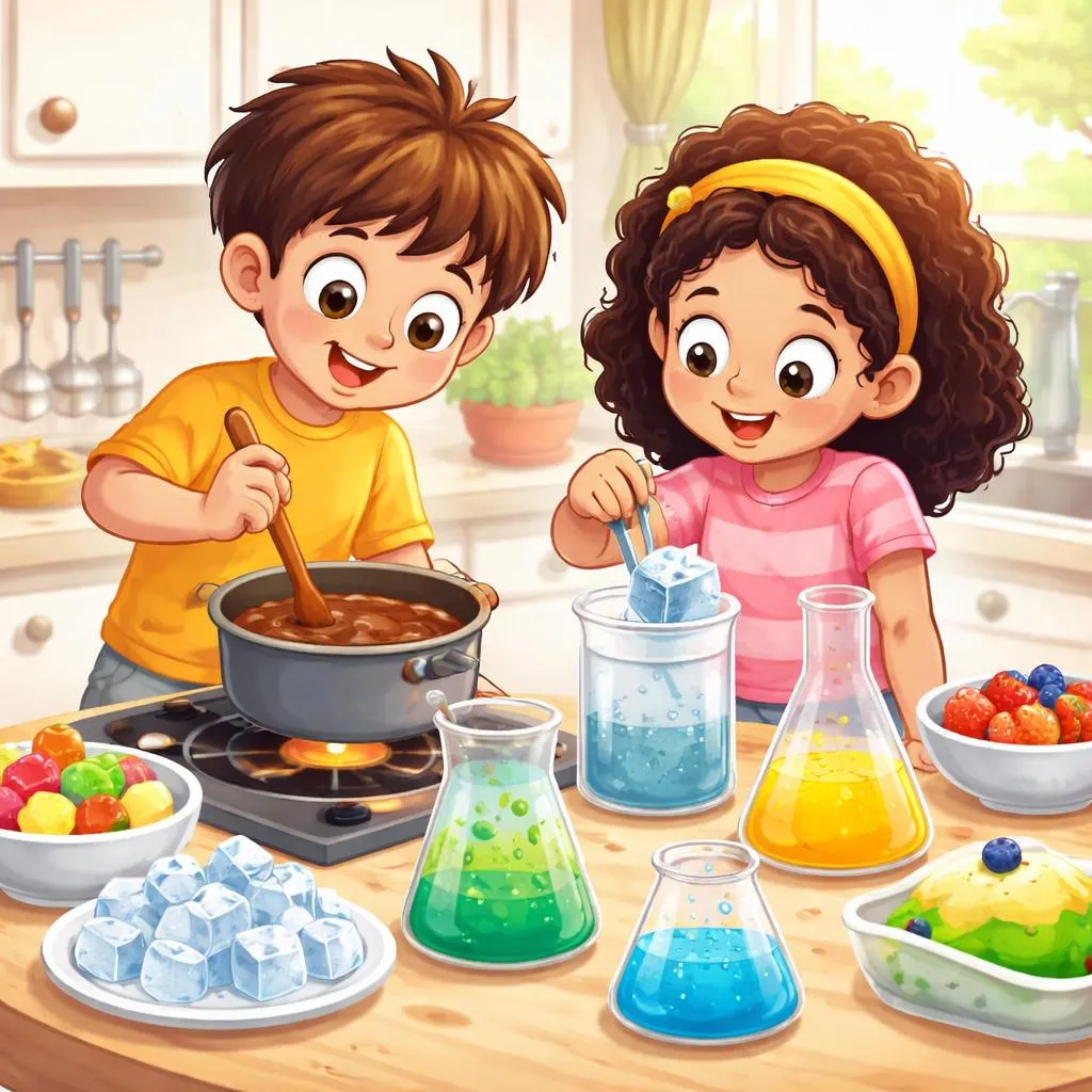 How Can Kids Easily Tell Melting To From Liquefying To During Fun Kitchen Experiments At Home?