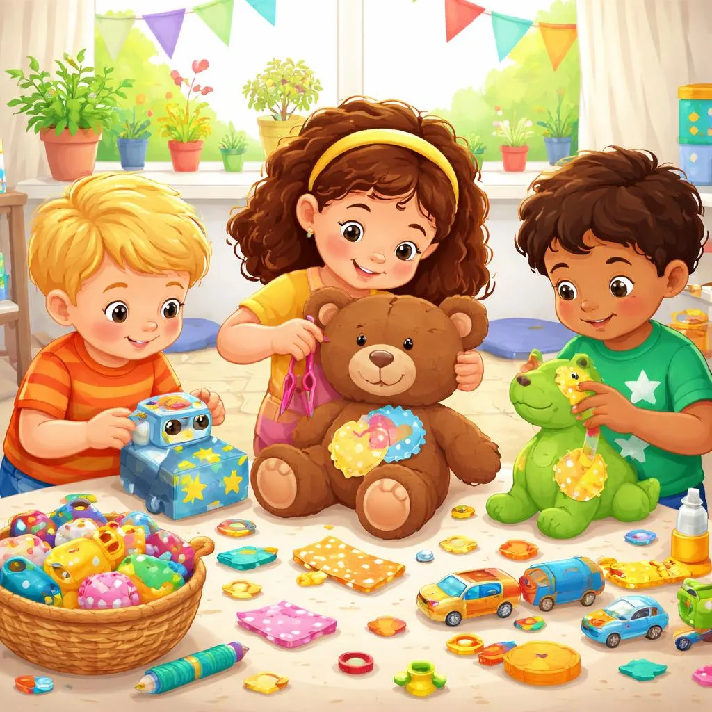 How Can Kids Learn To Use Being Patching To Instead Of Being Repairing To During Playtime?
