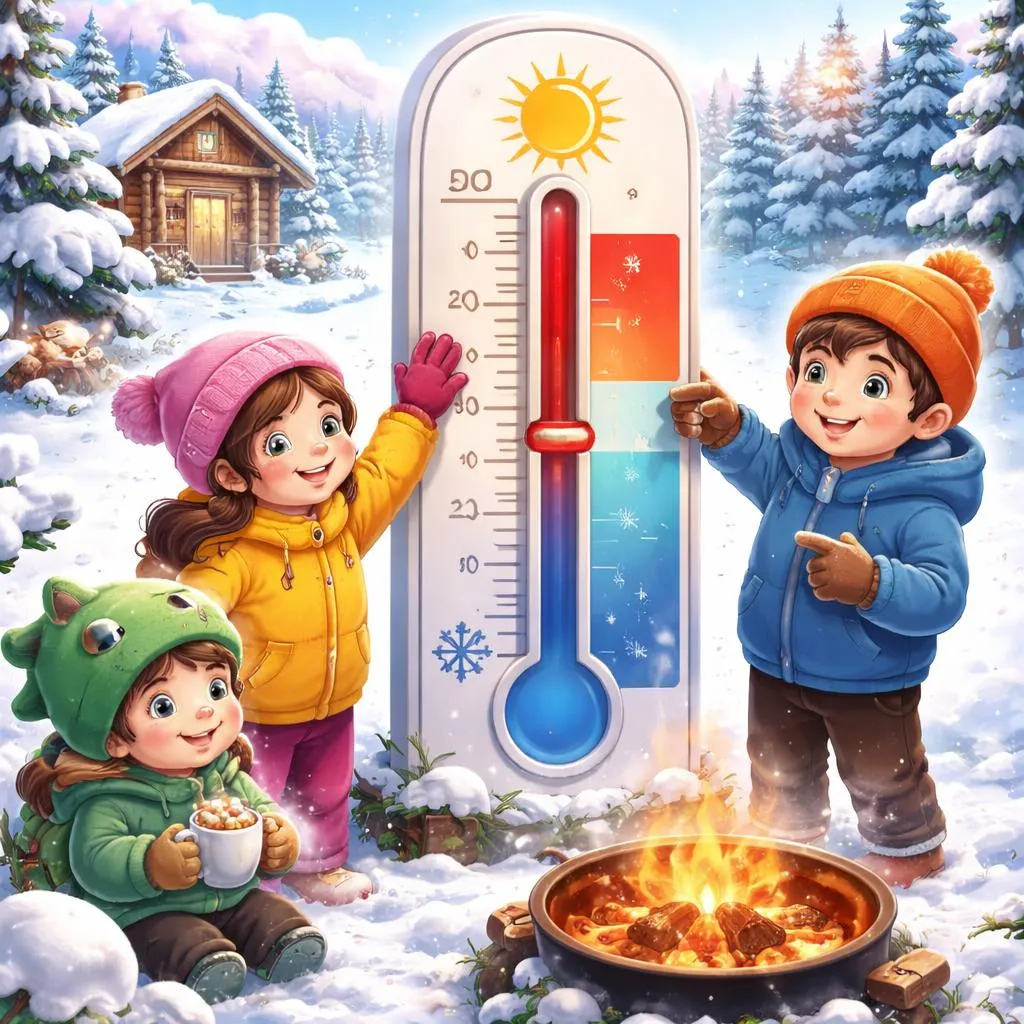 How Can Kids Tell Heating To From Warming To During Winter Fun And Games?