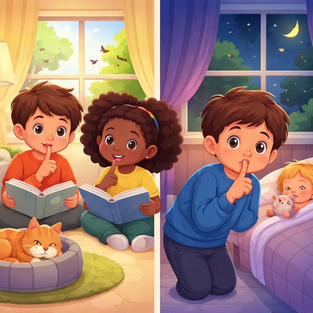 How Can Kids Tell the Difference Between "Quiet" and "Silent" in English?