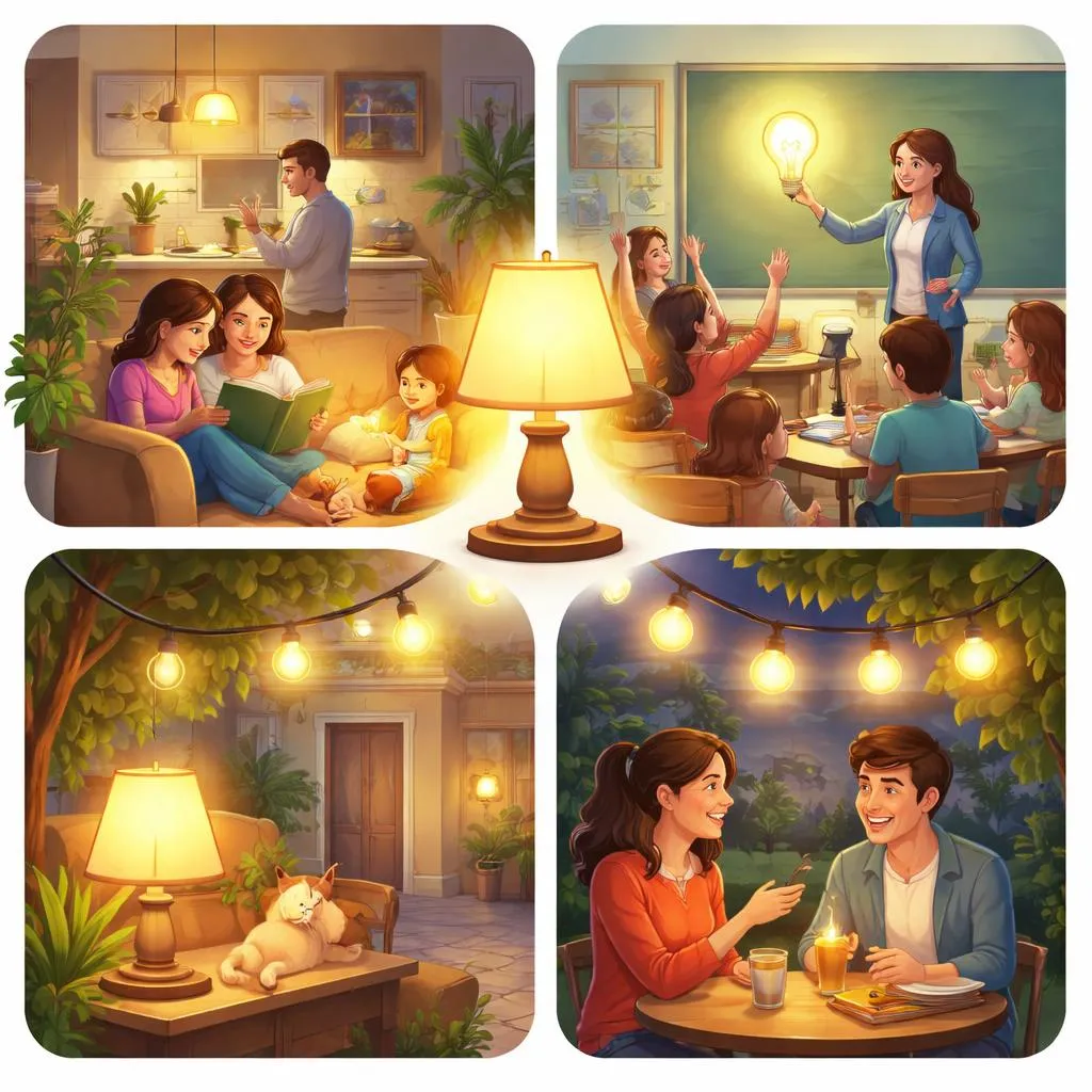 Bagaimana “lampu” dan “cahaya” Mengubah Makna di Rumah, Sekolah, dan Percakapan Bahasa Inggris Sehari-hari?