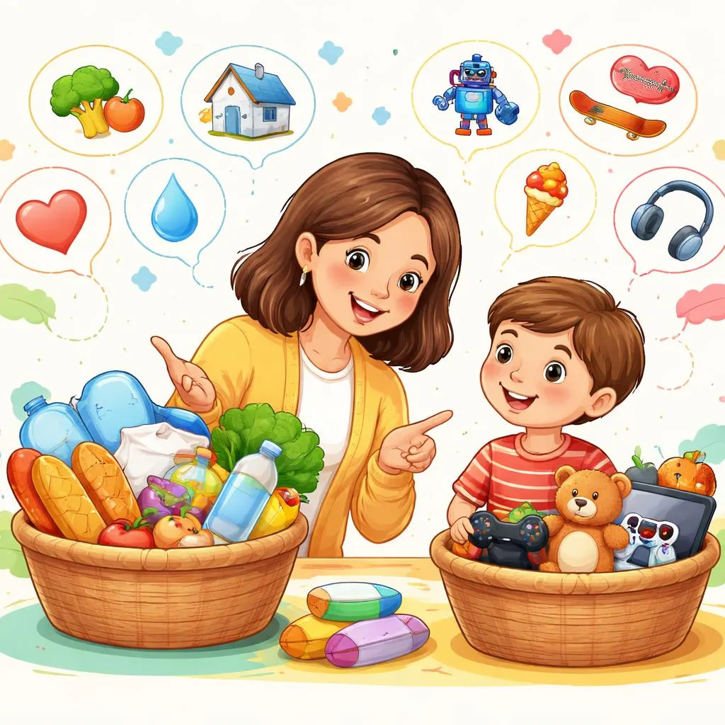 How Can “Need, Needy, Needful, Needless, Necessarily” Teach Your Child About Wants and Essentials?
