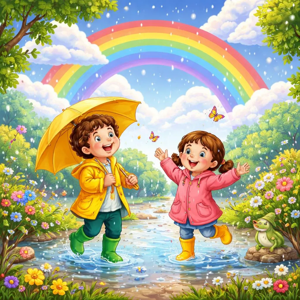 How Can “Rain, Rainy, Rainfall, Rainbow” Help Your Child Love Weather and Wonder?