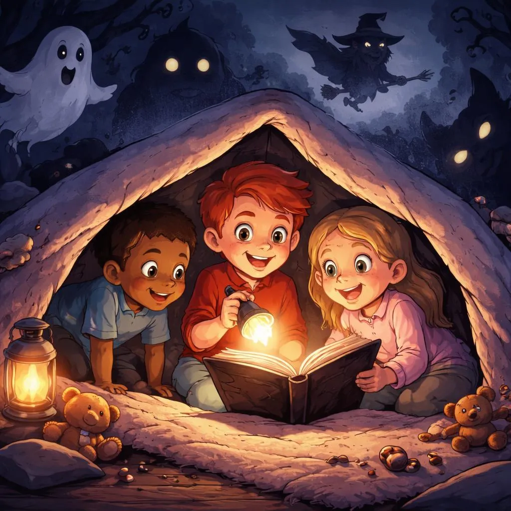 How Can Spooky Children's Stories Build Courage Vocabulary and Manage Fear Through Narrative?
