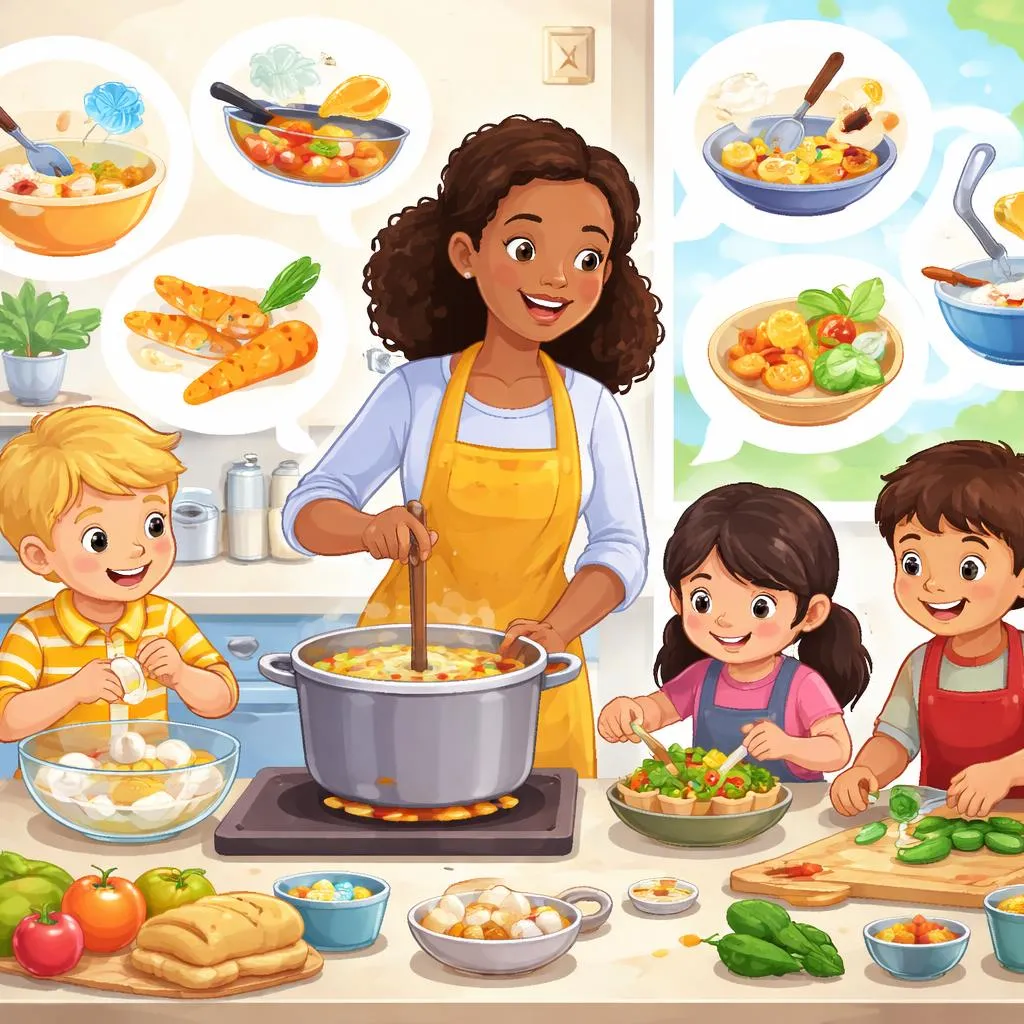 Как учителя могут использовать «глаголы готовки», чтобы развивать практическую грамматику английского языка и навыки общения в реальной жизни у юных учеников?