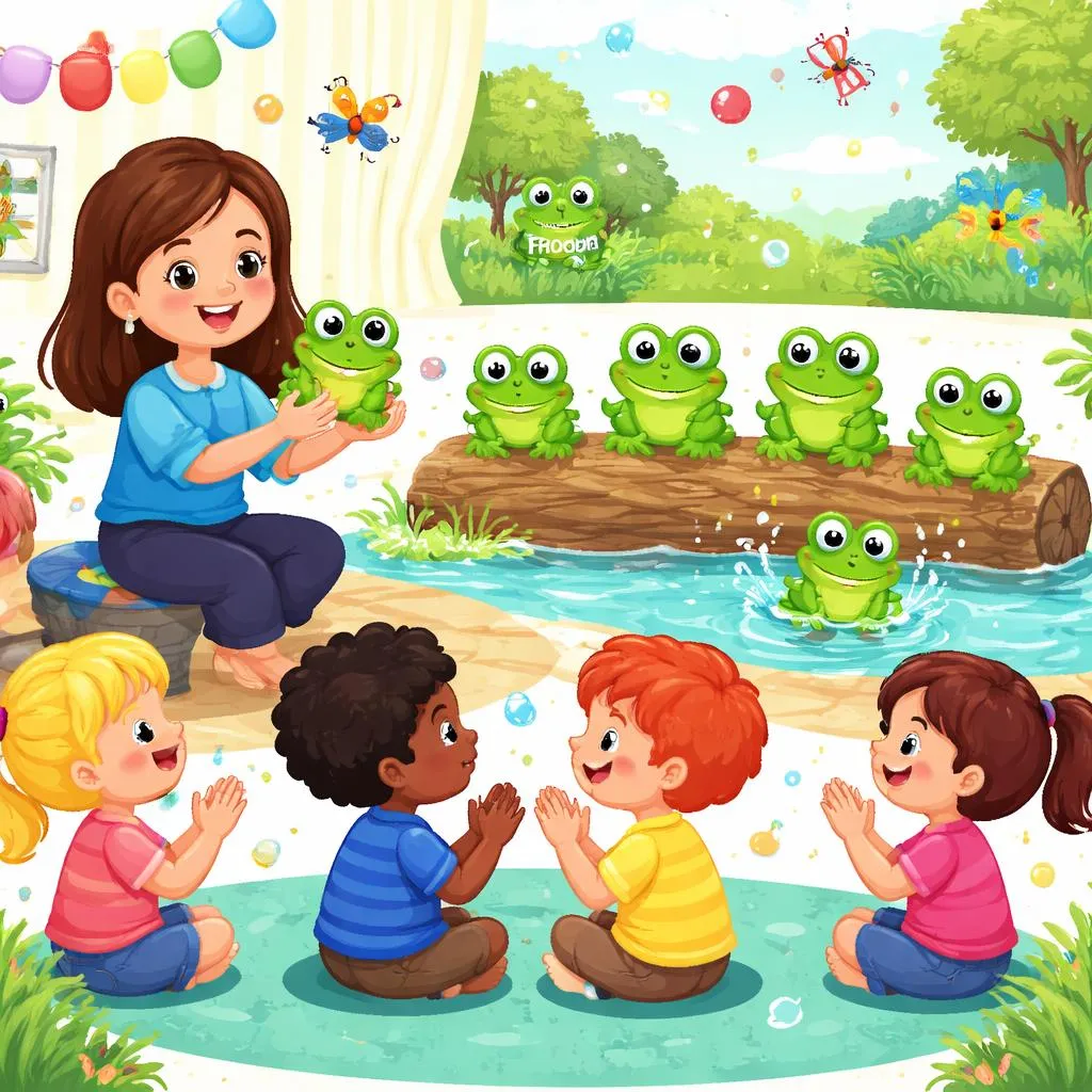 Как Учителя Могут Использовать Песню «Пять Зеленых Лягушат» для Развития Ранних Навыков Английского Языка Через Веселые Уроки в Классе?