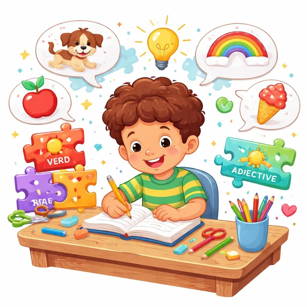 How Can the 90 Essential Complement Examples Help Your 8-Year-Old Write Complete Sentences?