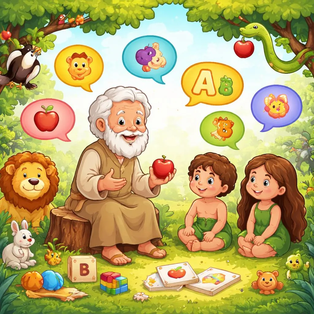 How Can the Adam and Eve Children's Story Support Early Language Learning?