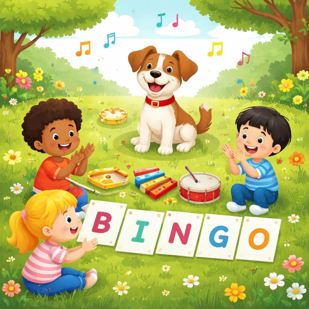 Wie das Bingo-Kinderreim-Lied jungen Englischlernern das Buchstabieren und den Rhythmus beibringen kann