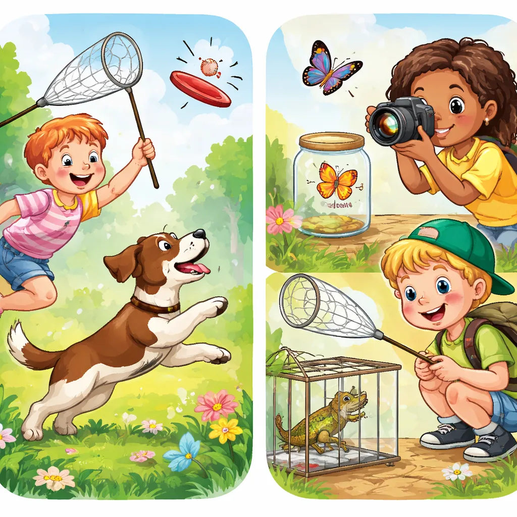 How Can We Tell the Difference Between "Catch" and "Capture" for Kids Learning English?