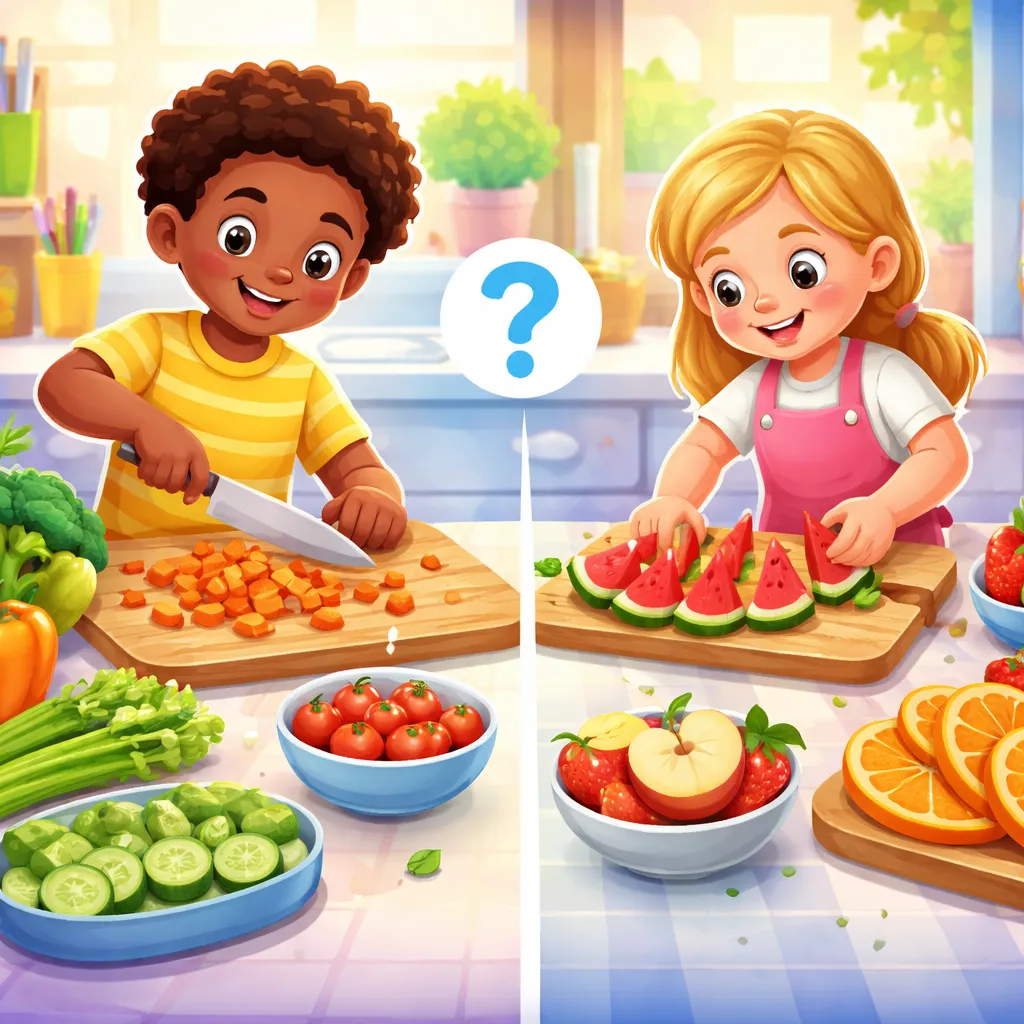 How Can We Tell the Difference Between "Cut" and "Slice" for Kids?