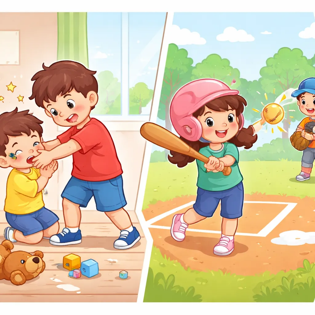 How Can We Tell the Difference Between "Hit" and "Strike" for Young Learners?