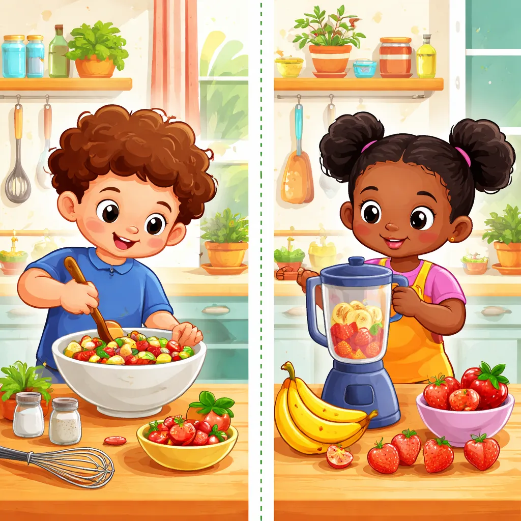 How Can We Tell the Difference Between "Mix" and "Blend" for Kids?