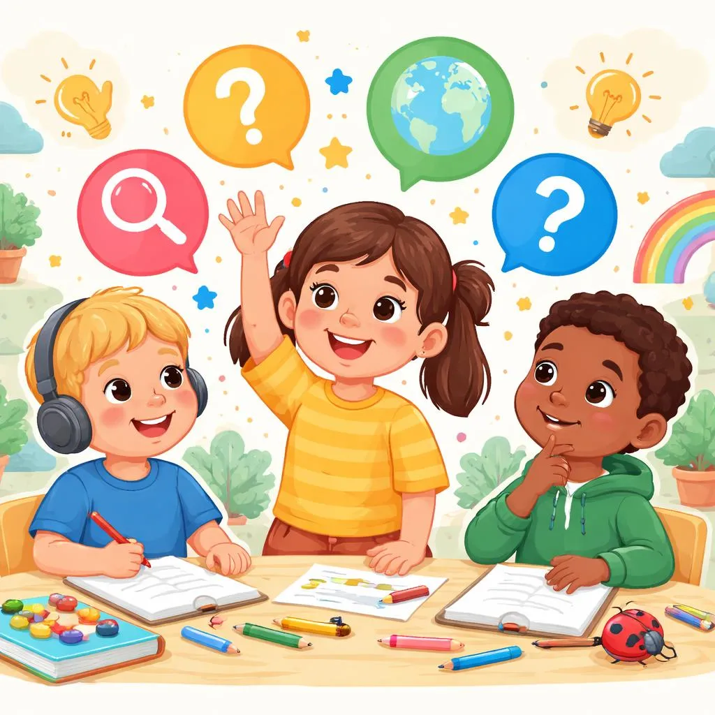 Как вопросы с вопросительными словами могут улучшить навыки говорения, аудирования и мышления у юных изучающих английский язык?