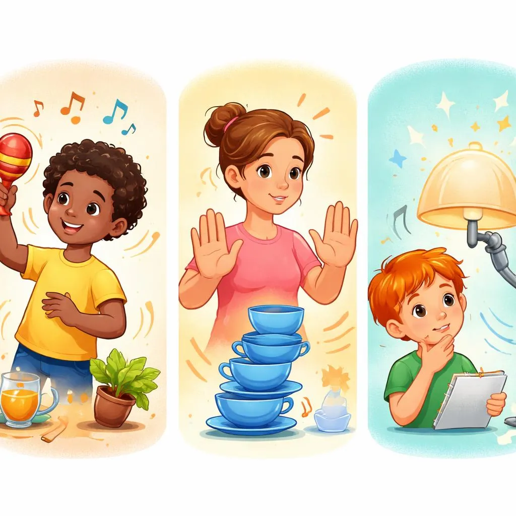 How Can You Shake a Shaker, Stop Shaking, and Describe Something Shaky?
