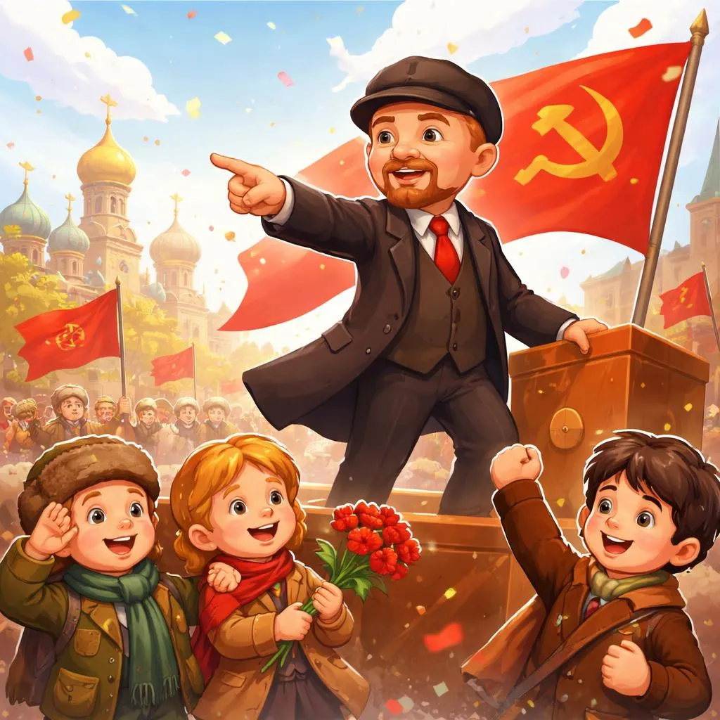Как революционер Владимир Ленин навсегда изменил Россию? История знаменитости для детей