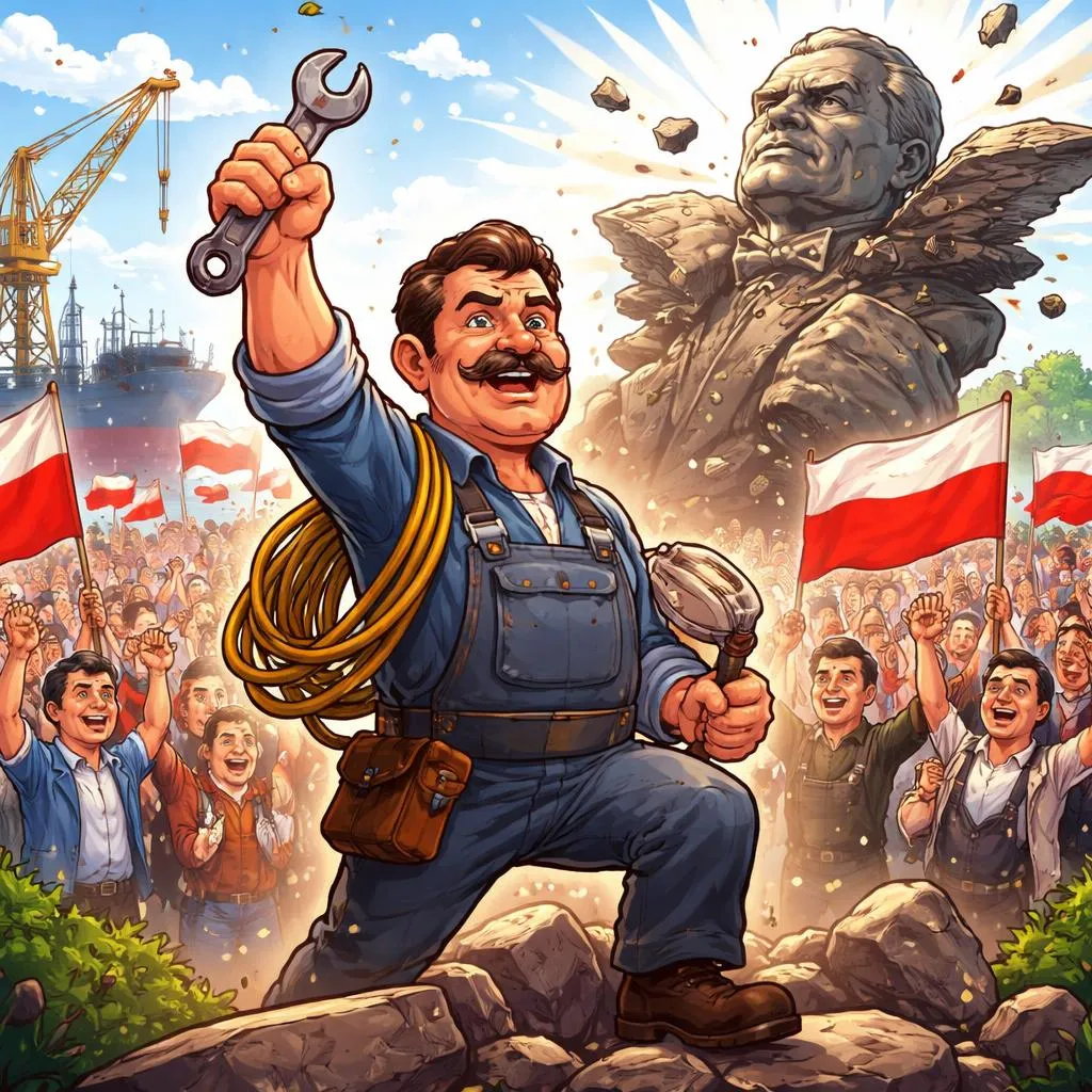 Como um Eletricista de Estaleiro Chamado Lech Wa??sa Derrubou um Governo Comunista? Uma História de Celebridade para Crianças