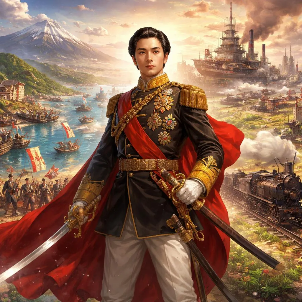 一个少年皇帝如何将一个小岛变成世界强国？名人故事：明治天皇