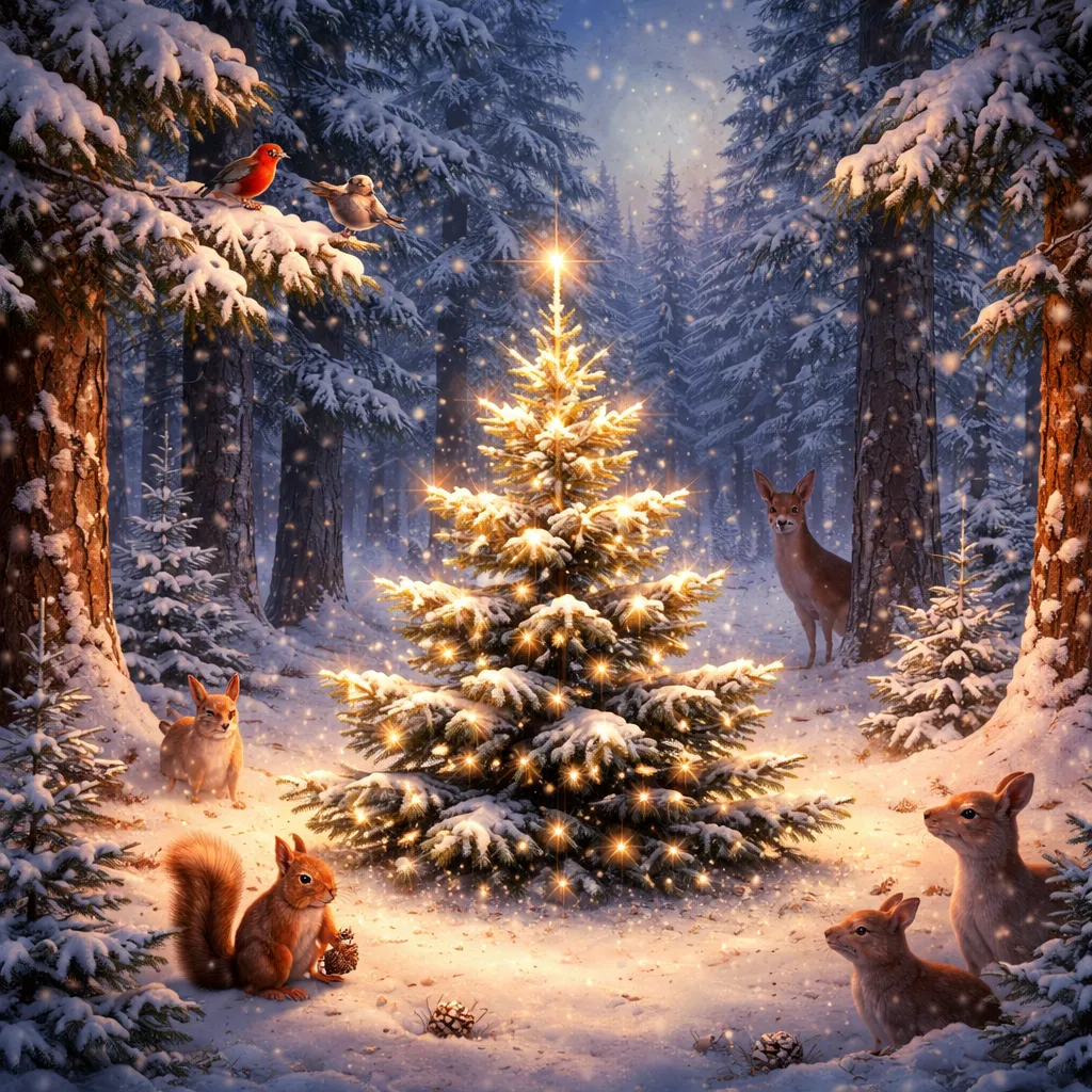 Wie der kleine Tannenbaum im russischen Lied wuchs