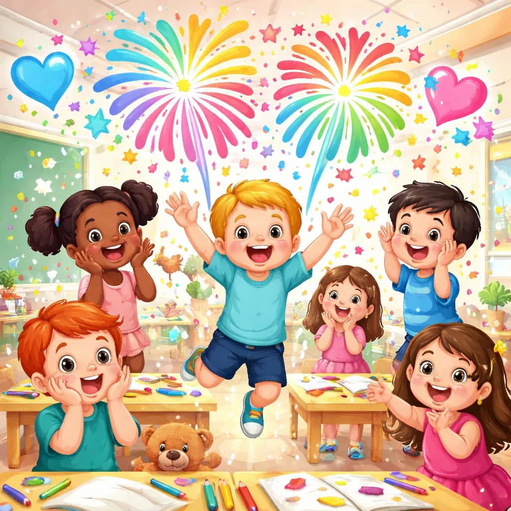 Bagaimana Siswa Prasekolah Berusia 5 Tahun Menguasai 60 Kalimat Seru Kunci? Ledakkan Kembang Api Perasaanmu!