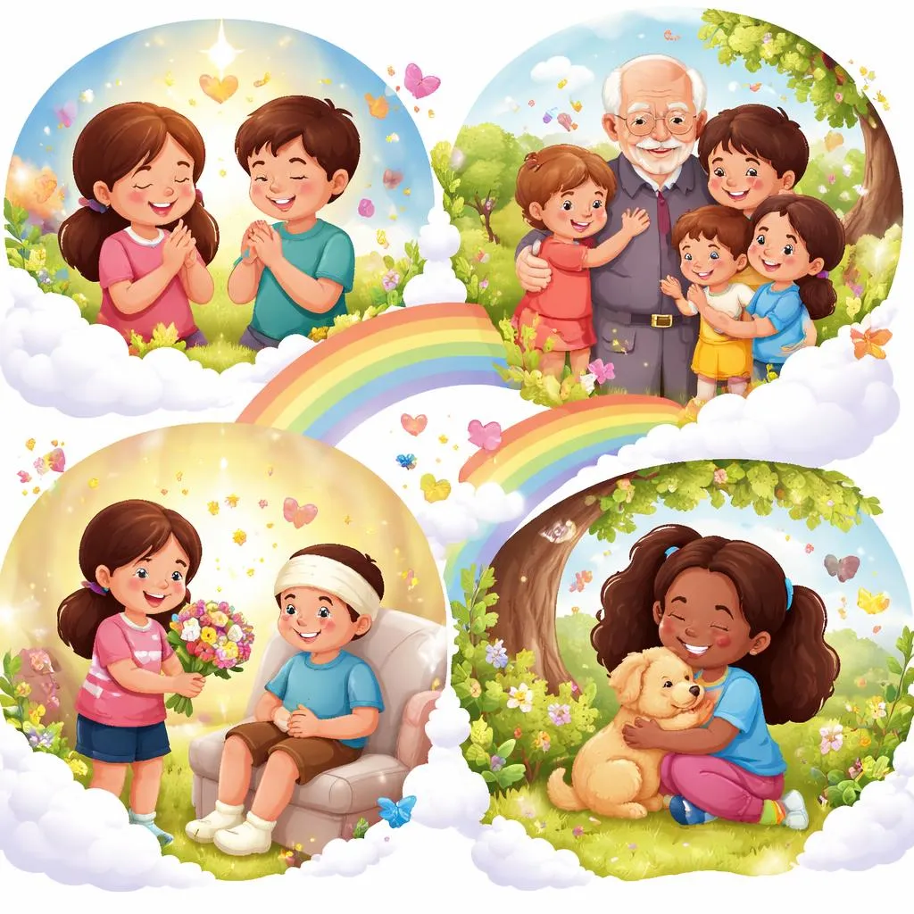 How Do bless, blessing, blessed, bliss Develop Different Meanings Across English Word Forms for Children?