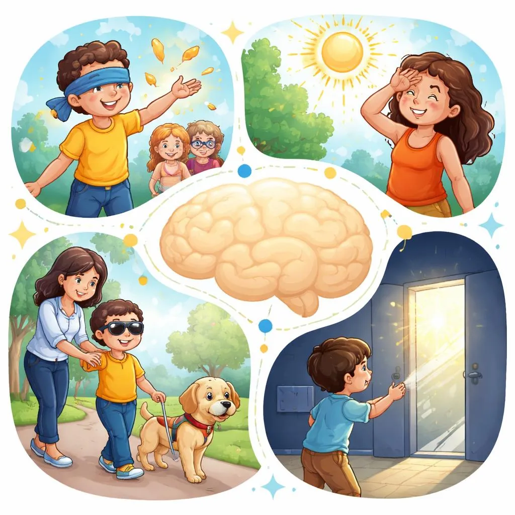 How Do blind, blindness, blinding, blindly Shift Meaning Across English Word Forms for Young Learners?