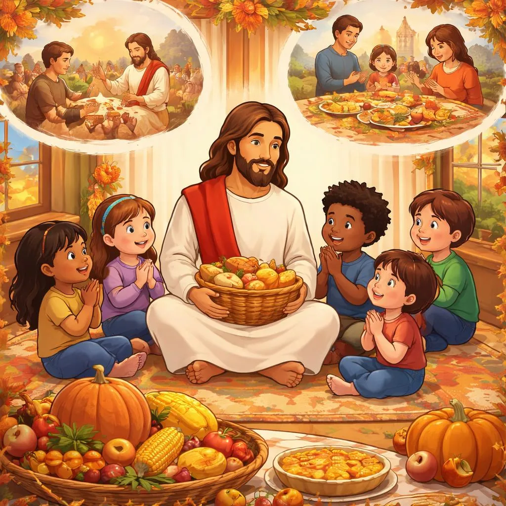 How Do Children's Bible Stories on Thanksgiving Teach Gratitude?