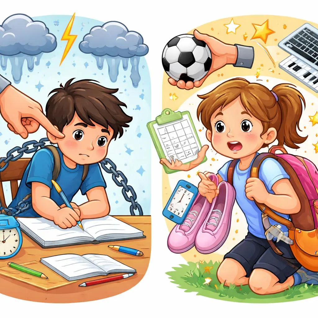 How Do “Forced” and “Compelled” Describe Different Kinds of Pressure for Kids?