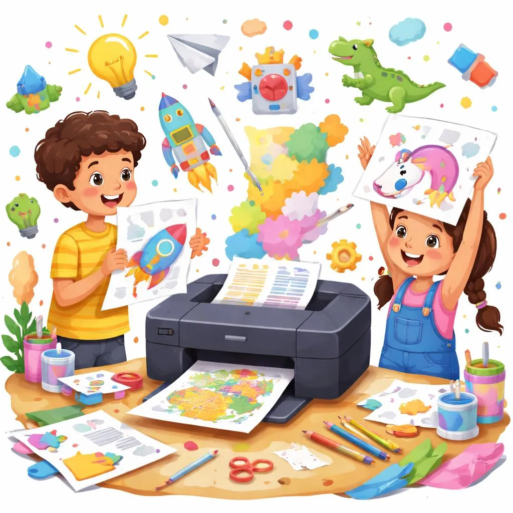 How Do “Print, Printer, Printing, Printable” Help Your Child Turn Ideas Into Paper Reality?