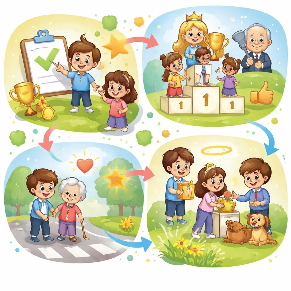 Bagaimana right, rightful, rightly, righteousness Menunjukkan Makna yang Berbeda dalam Keluarga Kata Bahasa Inggris untuk Anak-Anak?