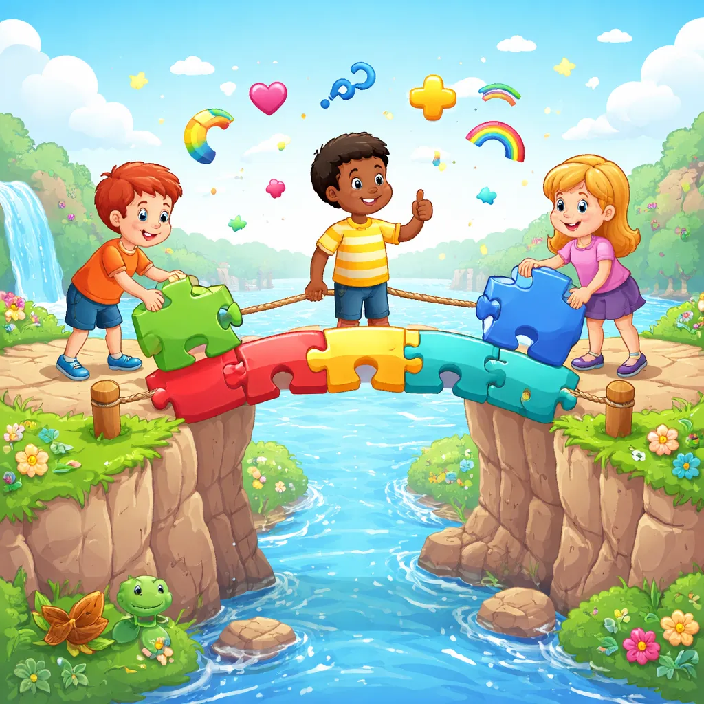 How Do We Build a Sentence Bridge? Learning Conjunctions to Connect Sentences for Kids!