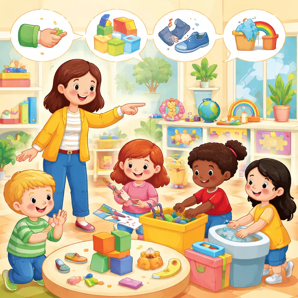 Wie geben wir Anweisungen? Lerne 100 gebräuchliche Imperativsätze für den Kindergarten!