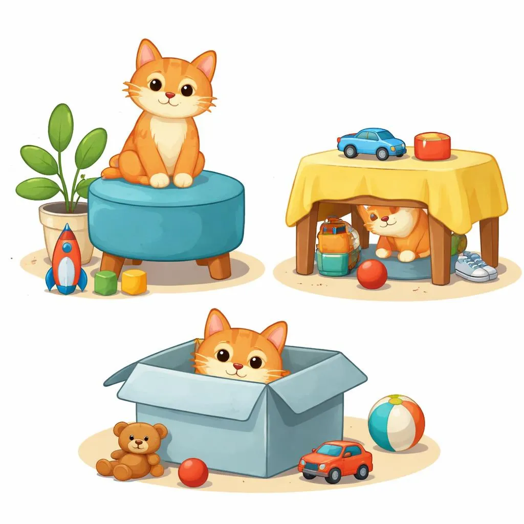 Bagaimana Kita Menggunakan Preposisi "On In Under" untuk Mendeskripsikan di Mana Benda Berada?