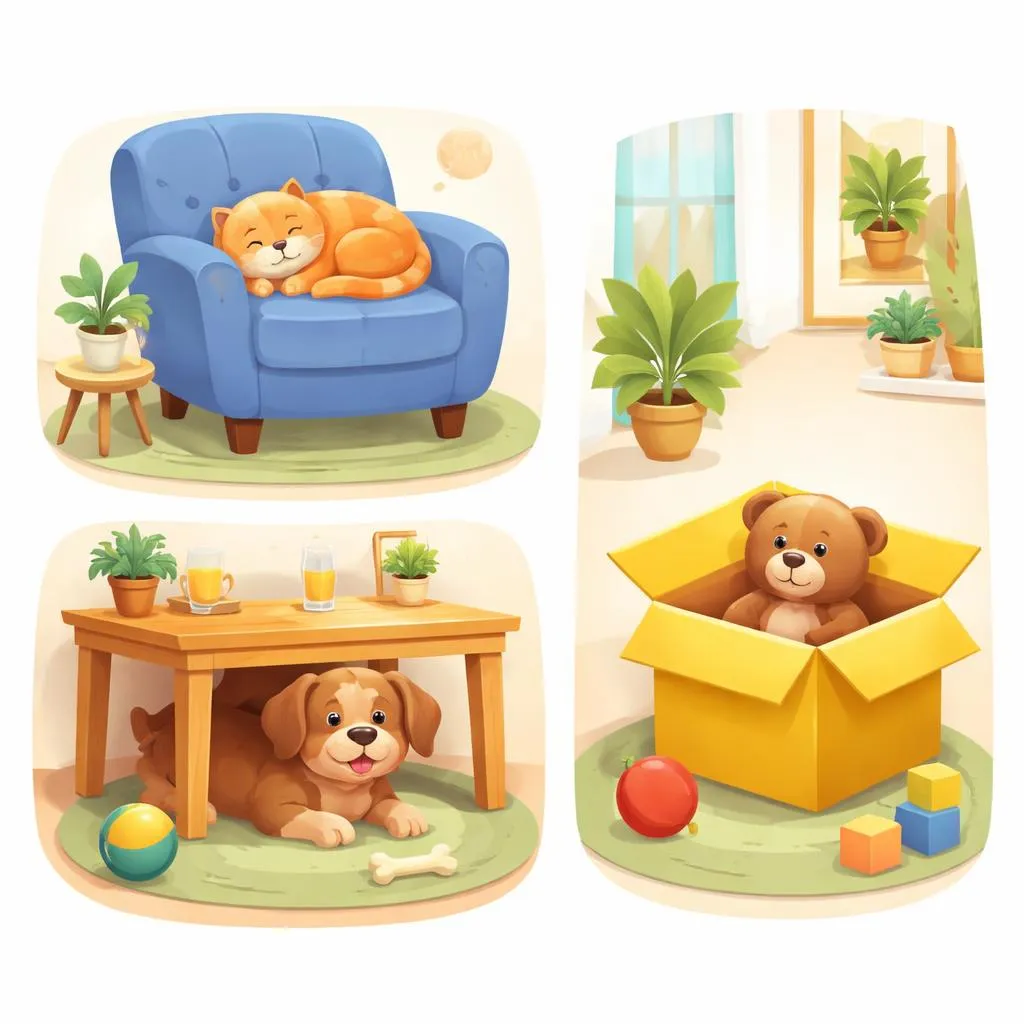 Bagaimana Kita Menggunakan Kata 'On', 'Under', 'In' untuk Mendeskripsikan di Mana Benda Berada?