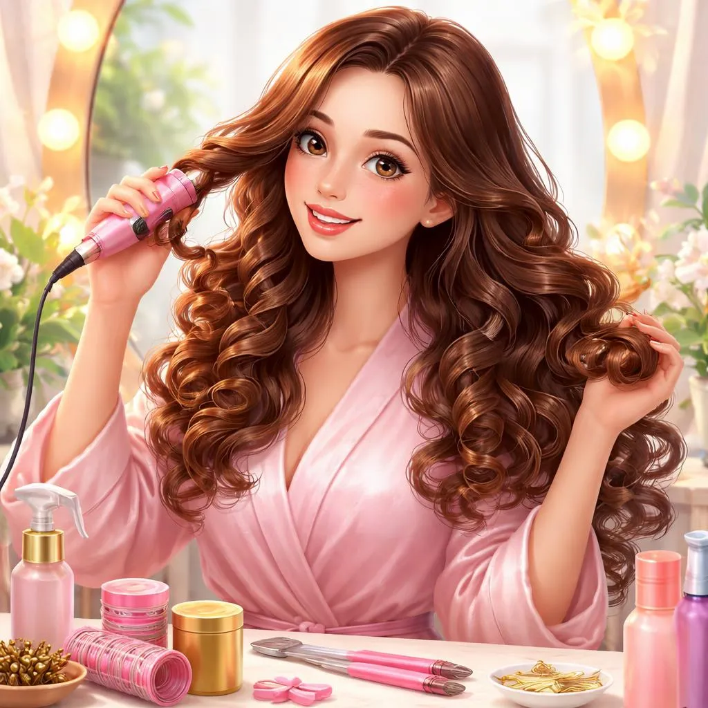 Bagaimana Cara Menggulung Rambutmu, Mendeskripsikan Bulu Keriting, Menonton Curling, atau Menggunakan Pengeriting?