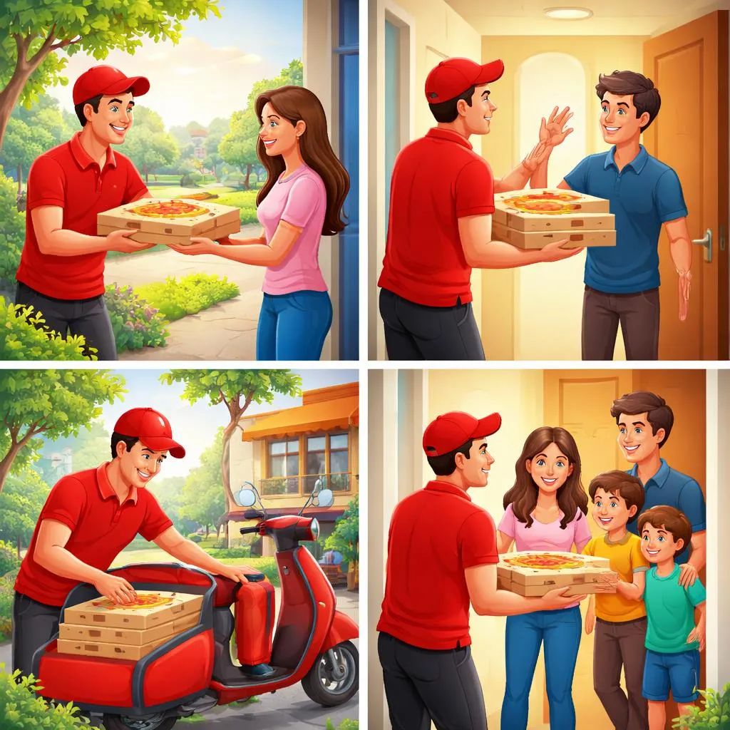 Bagaimana Cara Mengirim Pizza, Menerima Pengiriman, Bertemu Pengirim, atau Mendapatkannya?