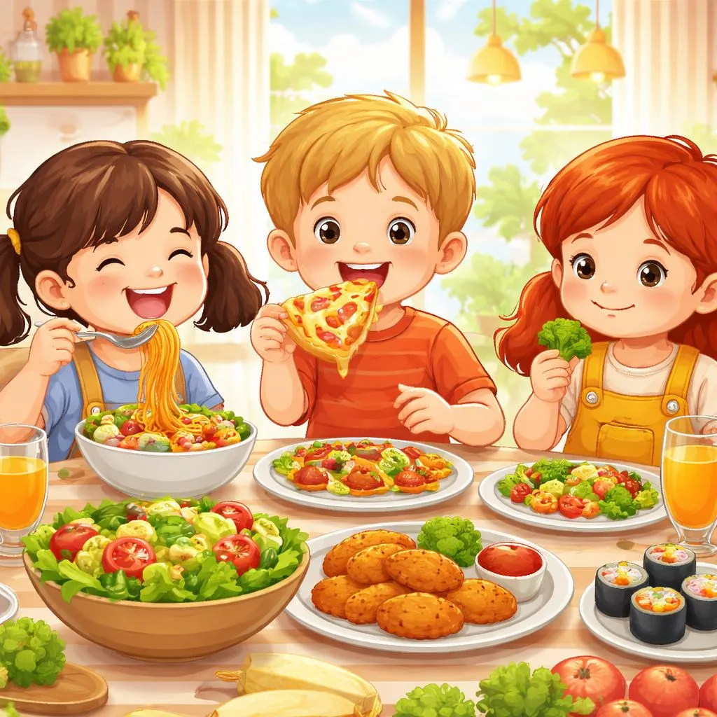 Bagaimana Cara Makan, Siapa Pemilih Makanan, Mengapa Makan Menyenangkan, atau Sudahkah Kamu Makan?